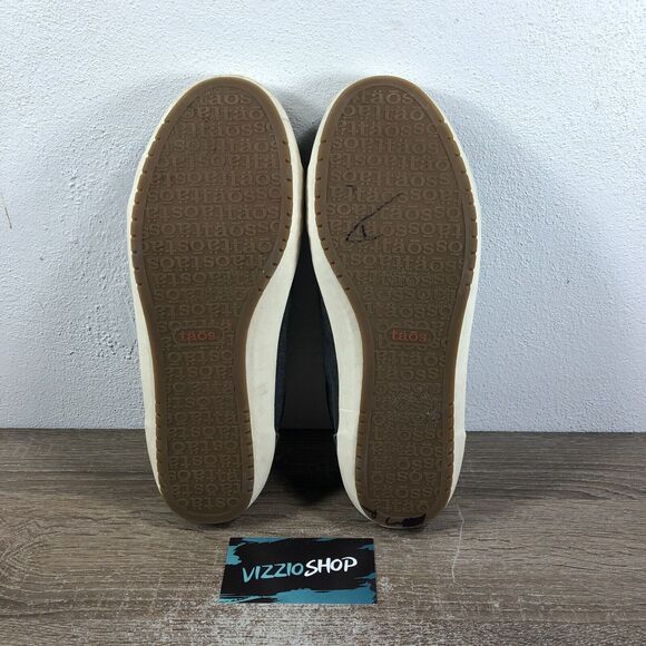 Taos Star Low Top Lace Up Grey Wash Flats Sneakers Women's 9.5 W STA12844 - Picture 6 of 8